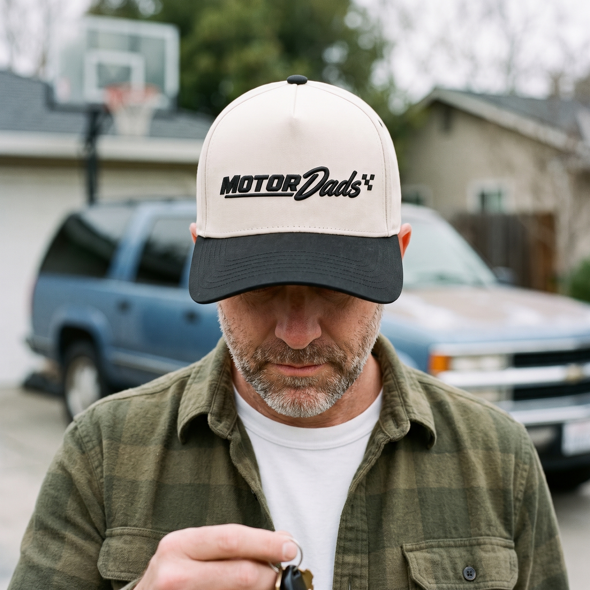 OG Motor Dads Snapback - Black/Cream