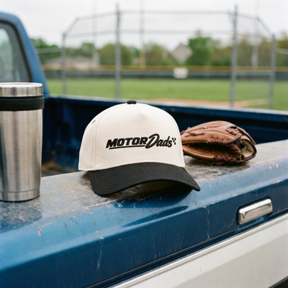 OG Motor Dads Snapback - Black/Cream