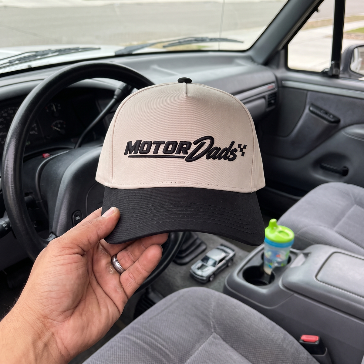 OG Motor Dads Snapback - Black/Cream